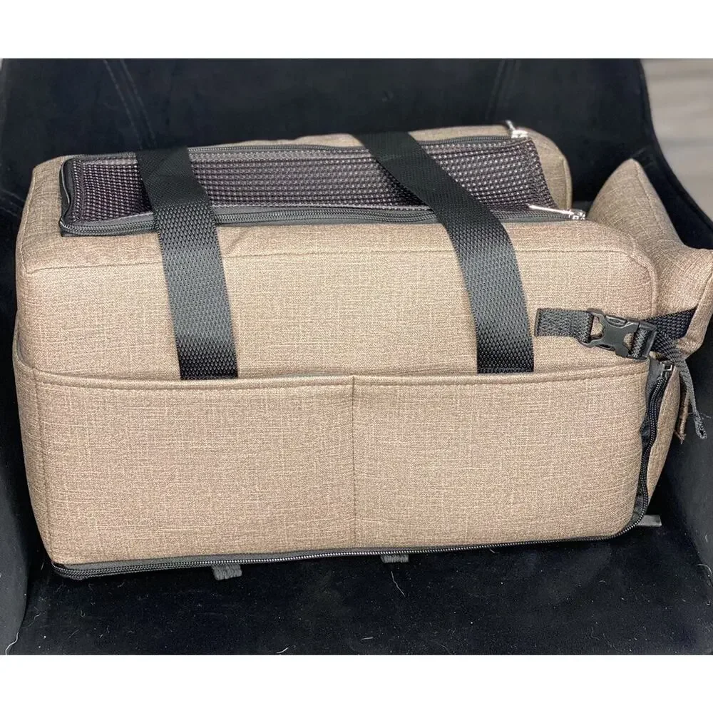 WOYYHO 18 lbs Console Dog Cat Seat Luxury Center Console (Width 9in) Dog Car